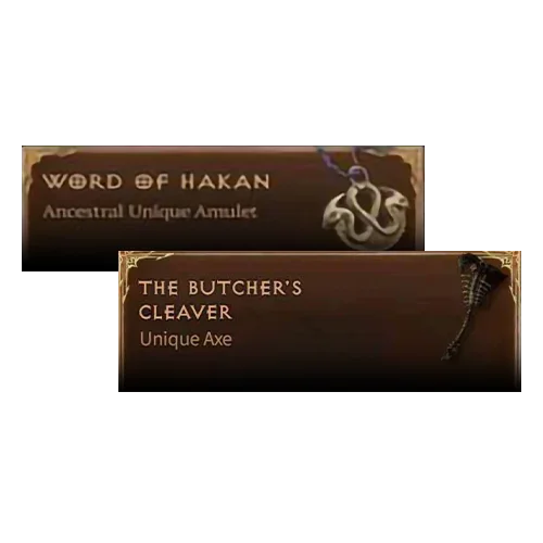 Unique Items
