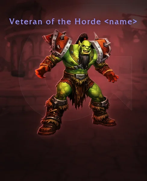 Veteran of the Horde Title