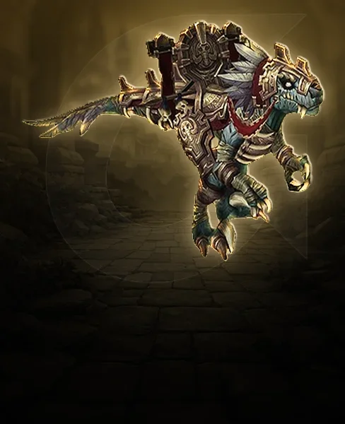 Mummified Raptor Skull