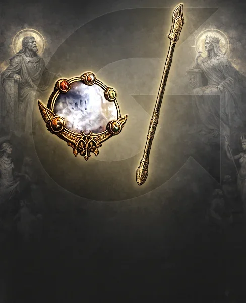 Mirrored Quarterstaff