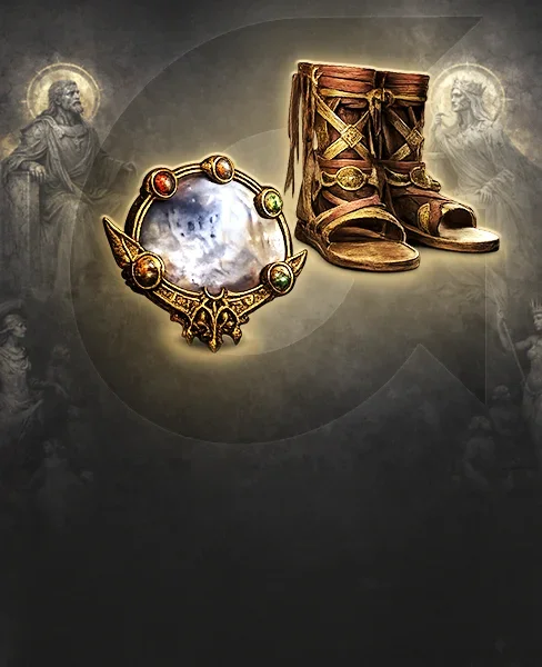 Mirrored Caster Boots