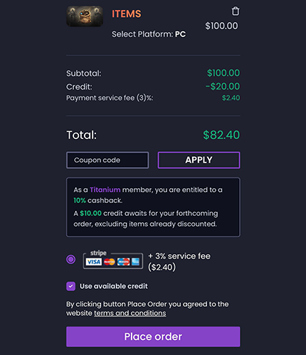 Use credit