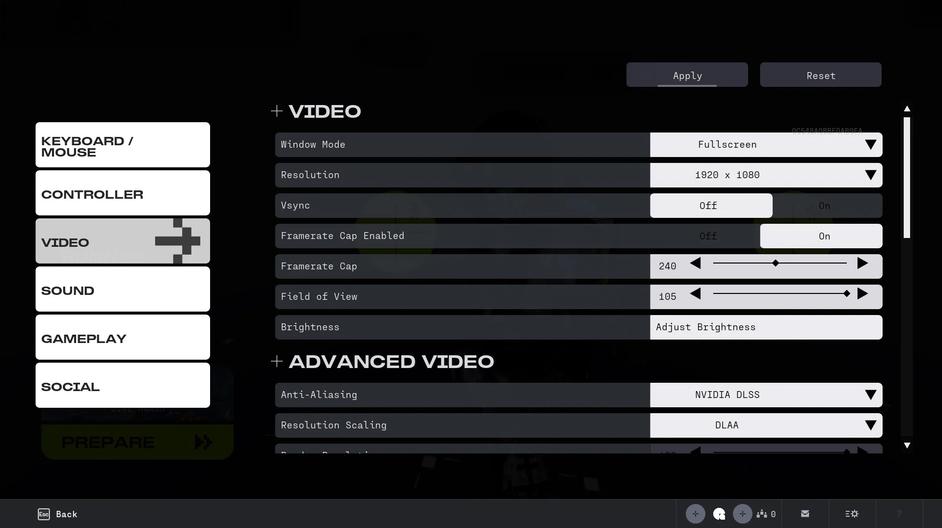video-settings